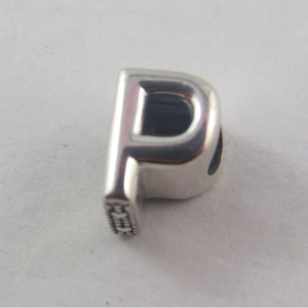 Pandora Letter Charm Letter P Charm Alphabet Charm Initial Charm #797470